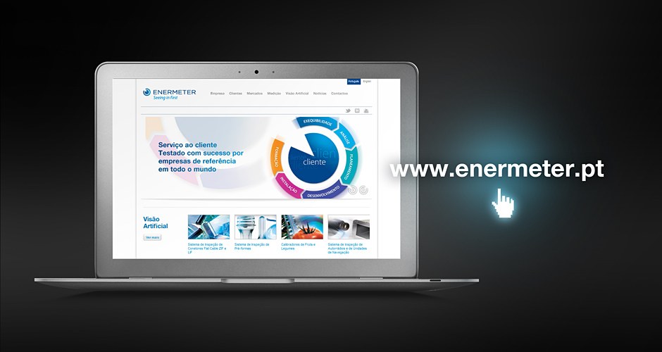 A abordagem web para uma empresa de sucesso internacional - Website ENERMETER