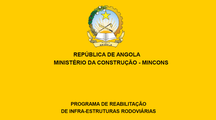 Programa Reabilitação Infra-Estruturas Rodoviárias de Angola