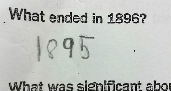 30 Brilliant Test Answers From Smartass Kids