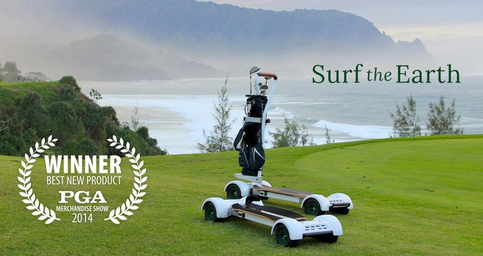 Golfboard – uma boa ideia com pernas (rodas) para andar 