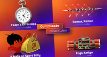 Compilação Coisas e Loisas – Fazer a Diferença 🌟; Remar, Remar 🚣‍♂️; A mala do Sport Billy 🎒; Fogo Amigo 🔥.