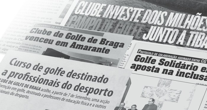  Comunicação social segue de perto Clube Golfe Braga 