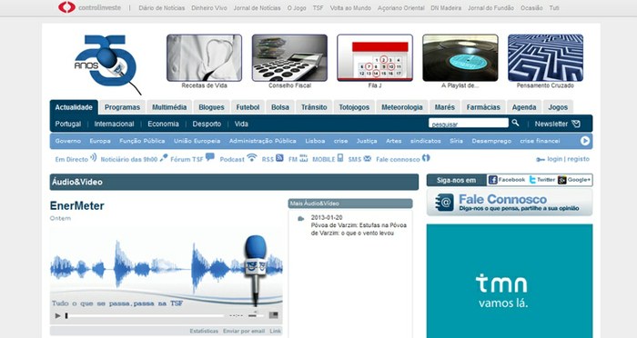 ENERMETER em destaque na TSF