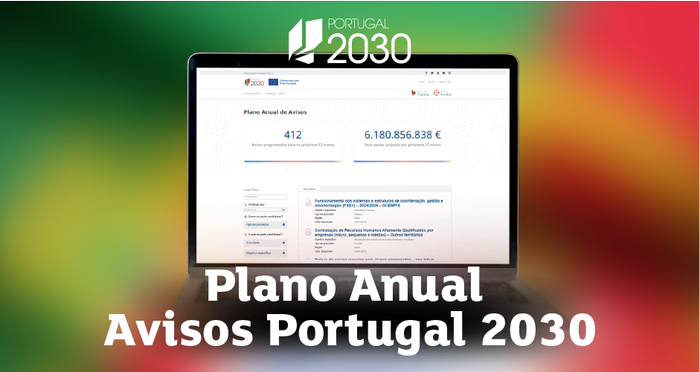 Plano Anual de Avisos Portugal 2030, já disponível