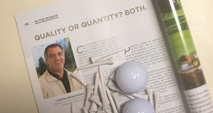 Presidente do Clube Golfe Braga em Destaque na Revista Golfe Portugal & Islands