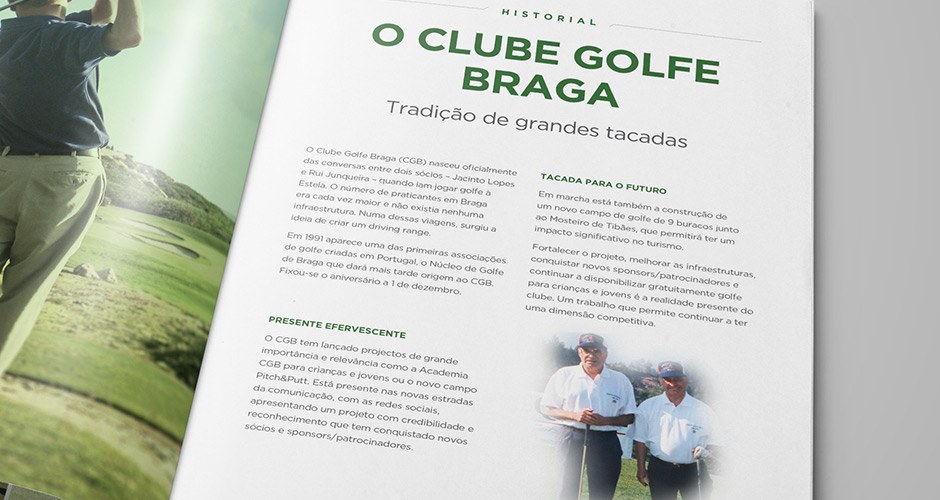25 anos a divulgar golfe - Dossiê de Apresentação Clube Golfe Braga