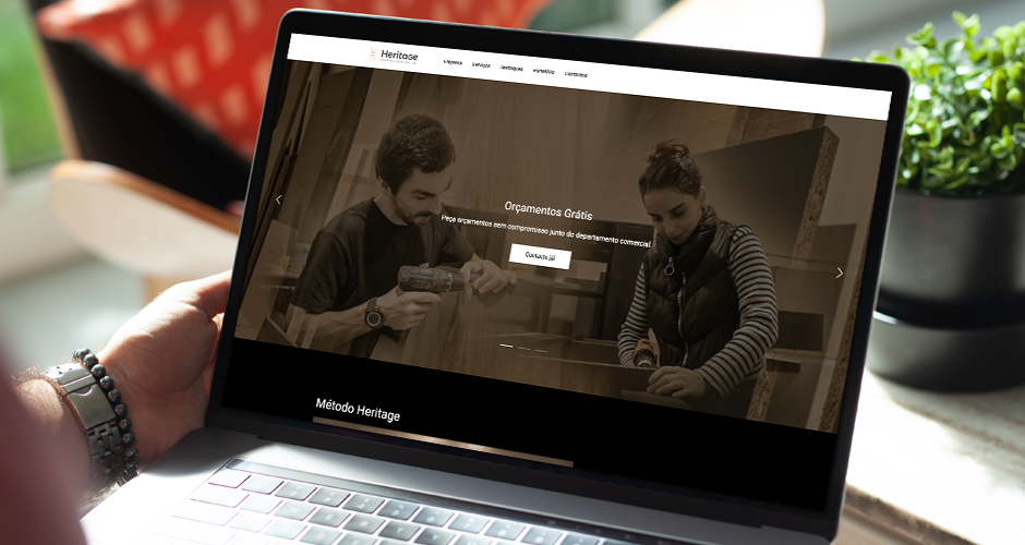 Website Heritage – Tecnologia e Funcionalidade