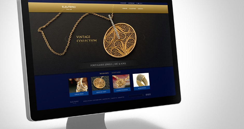 Como fazer um website que vale ouro – ELEUTERIO Jewels