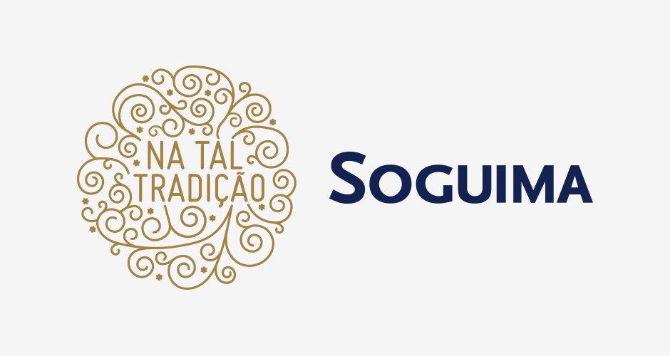 Produtos tradicionais na ceia com campanha de Natal Soguima 