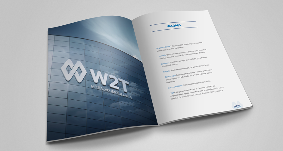 W2T – Mediação Imobiliária – Brochura Apresentação